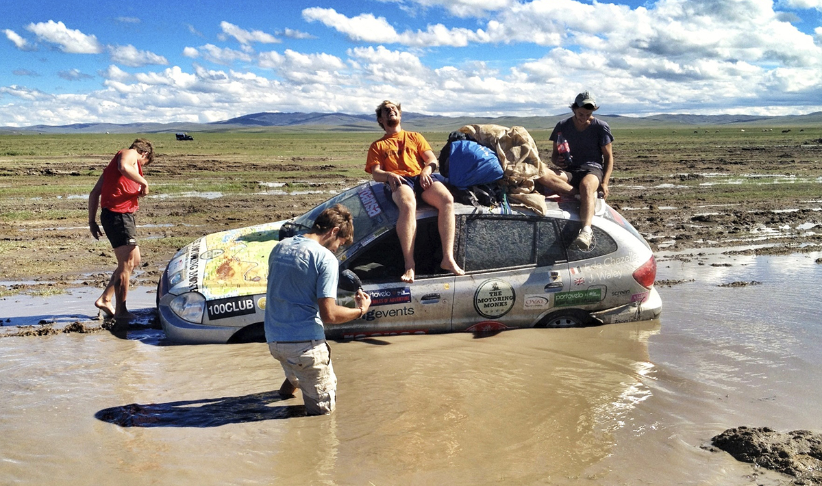 Motoring Monks on the Mongol Rally